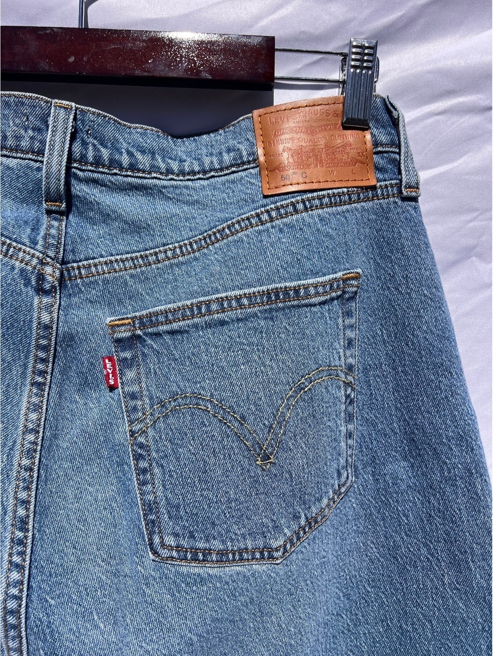 Levi’s 501 Curve Jeans W33 L30 Women’s 100% Cotton Button Fly Straight Leg